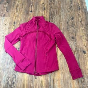 Lululemon Zip Up Jacket Pomegranate Size 8